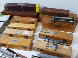 Thumbnail image of Large Lot of Microtome Blades and Tools - Leitz, Jung Heidelberg Lab