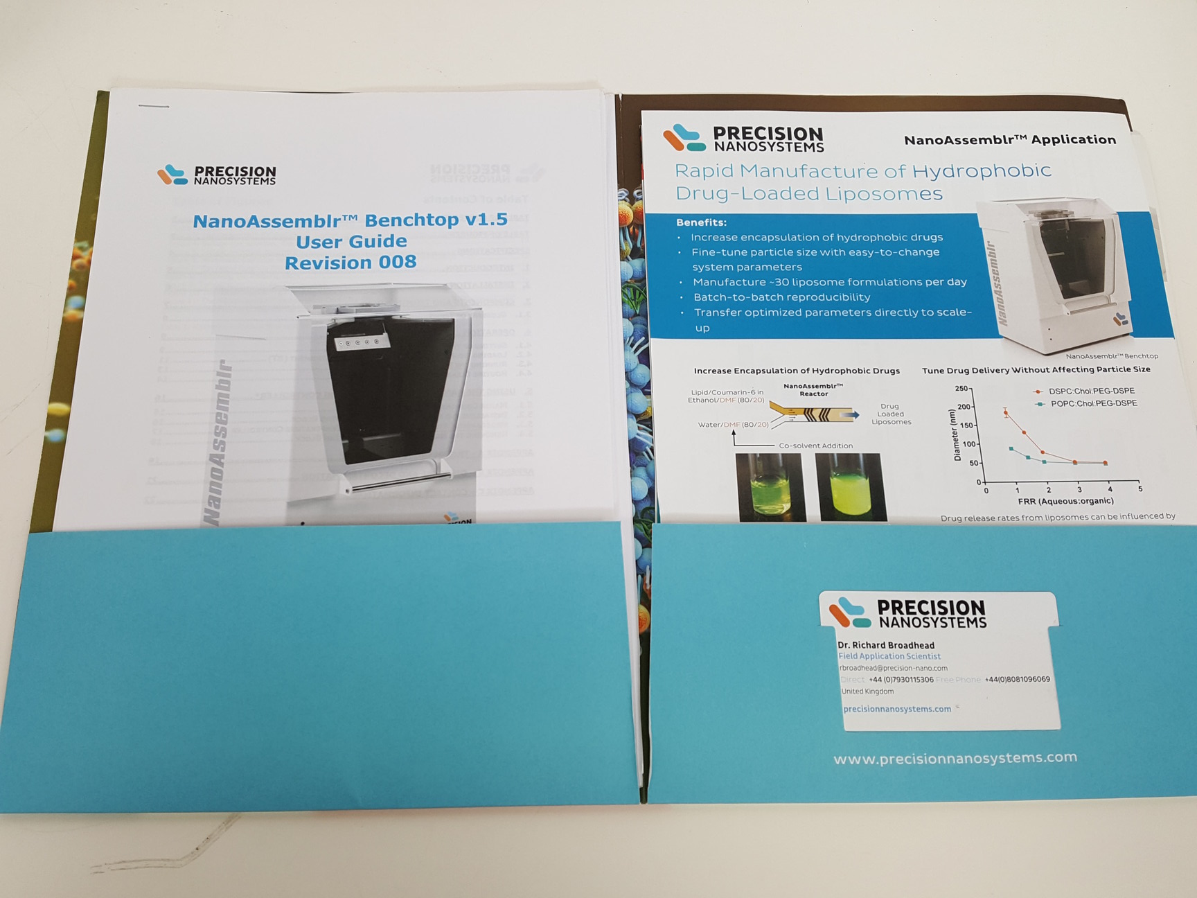 Image of Precision Nanosystems NanoAssemblr Benchtop System V1.5 Lab