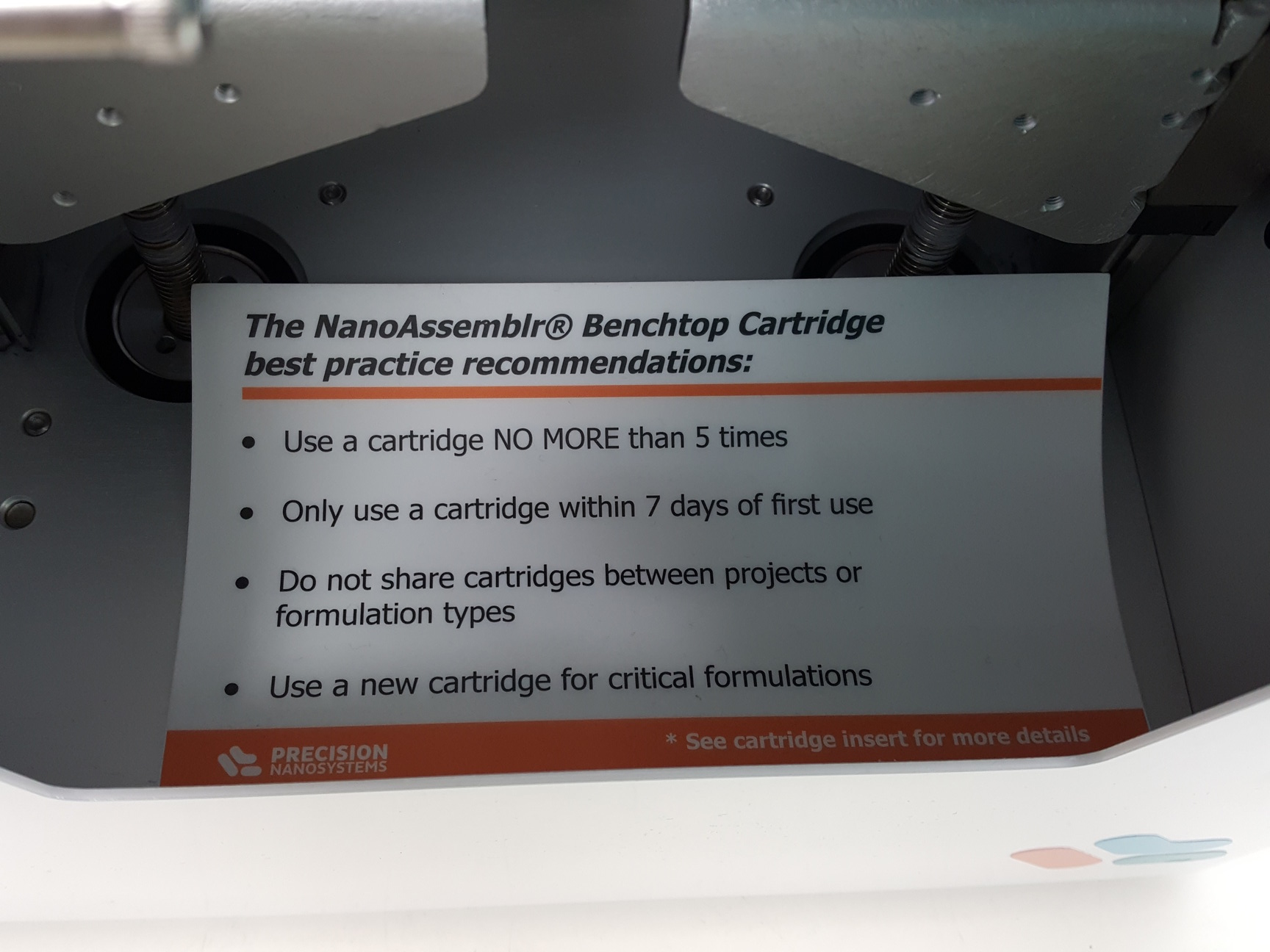 Image of Precision Nanosystems NanoAssemblr Benchtop System V1.5 Lab