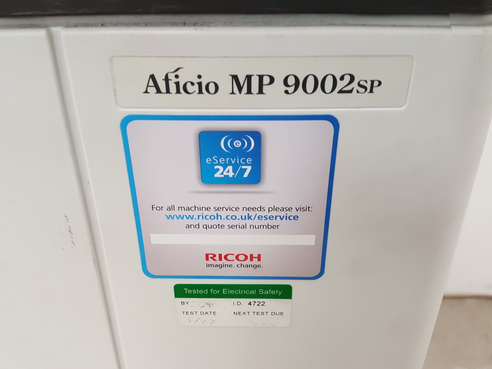 Image of Ricoh Aficio MP 9002SP High Speed Office Photocopier Printer - Folder, Booklet