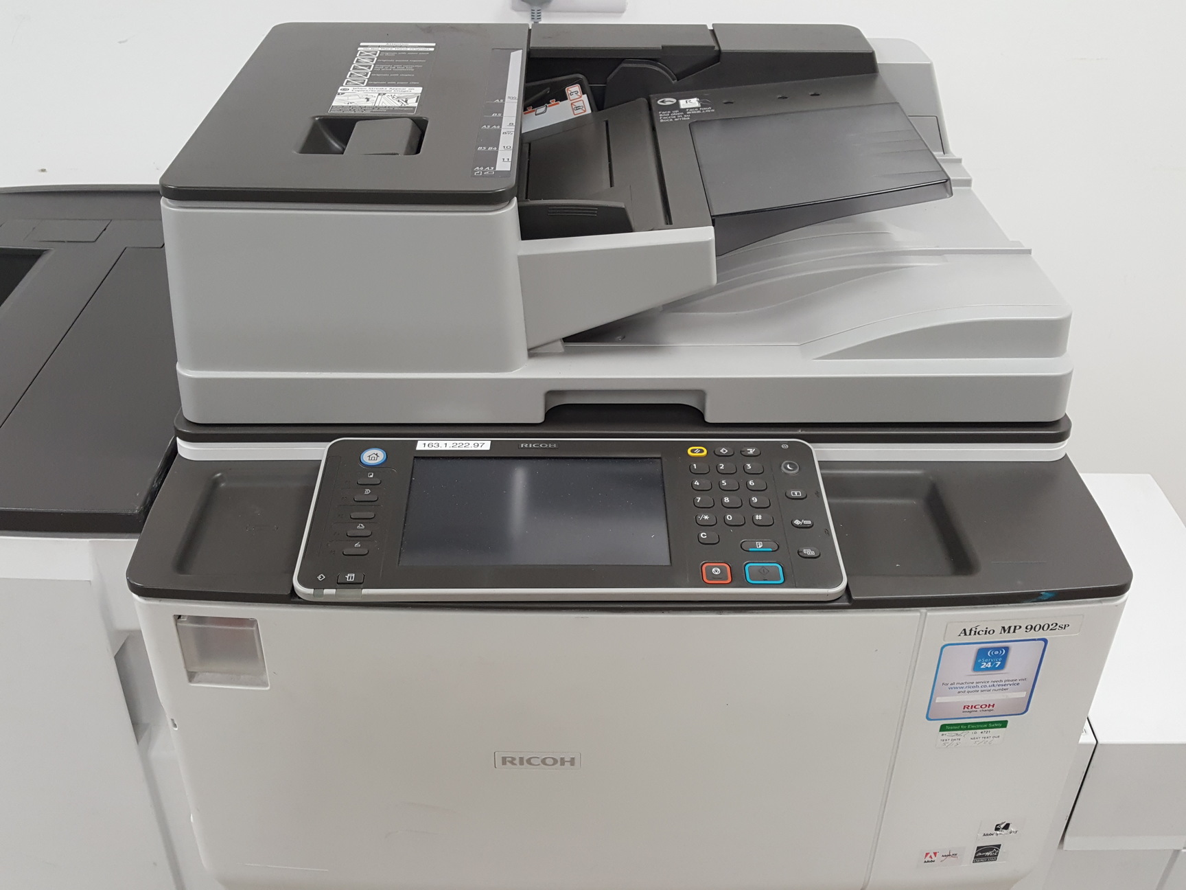Image of Ricoh Aficio MP 9002SP High Speed Office Photocopier Printer - Folder, Feeder