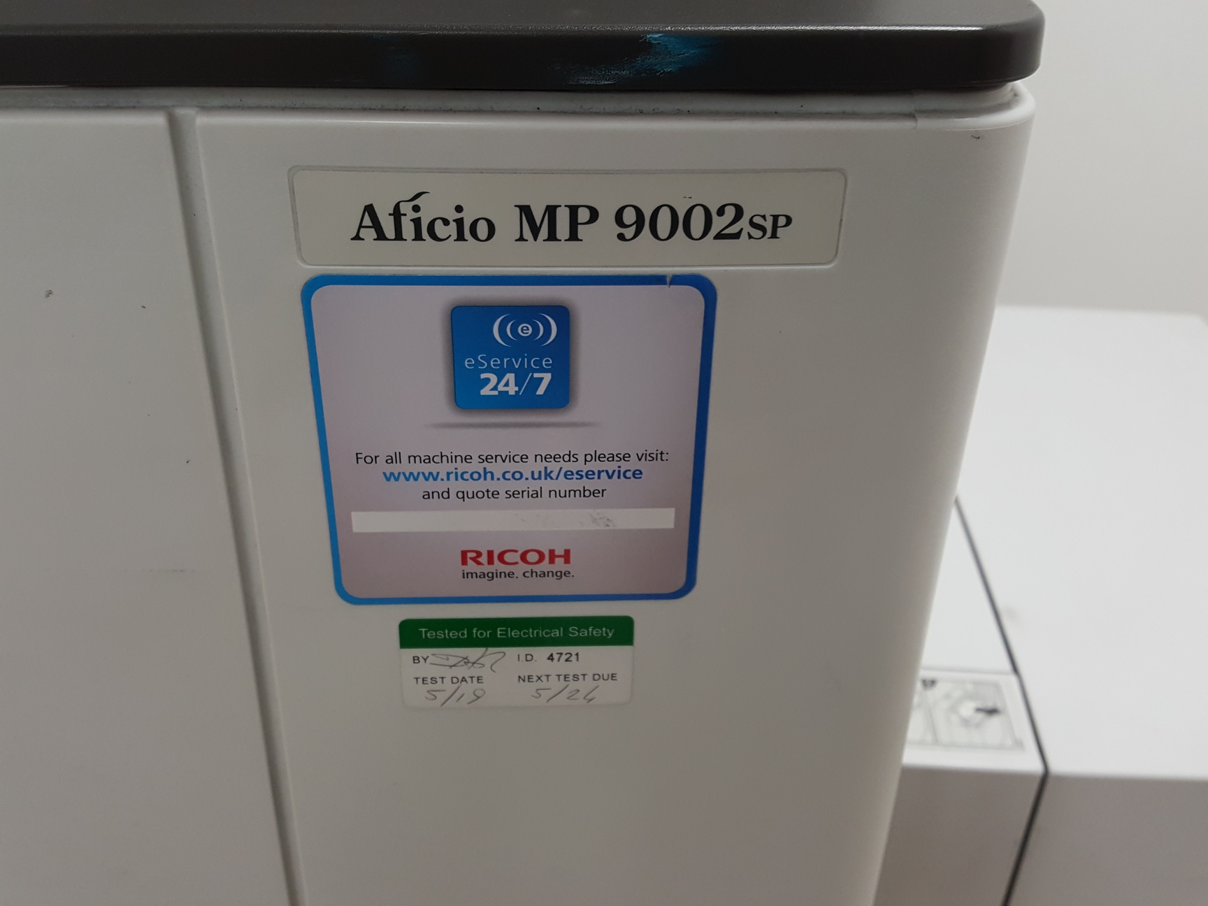 Image of Ricoh Aficio MP 9002SP High Speed Office Photocopier Printer - Folder, Feeder