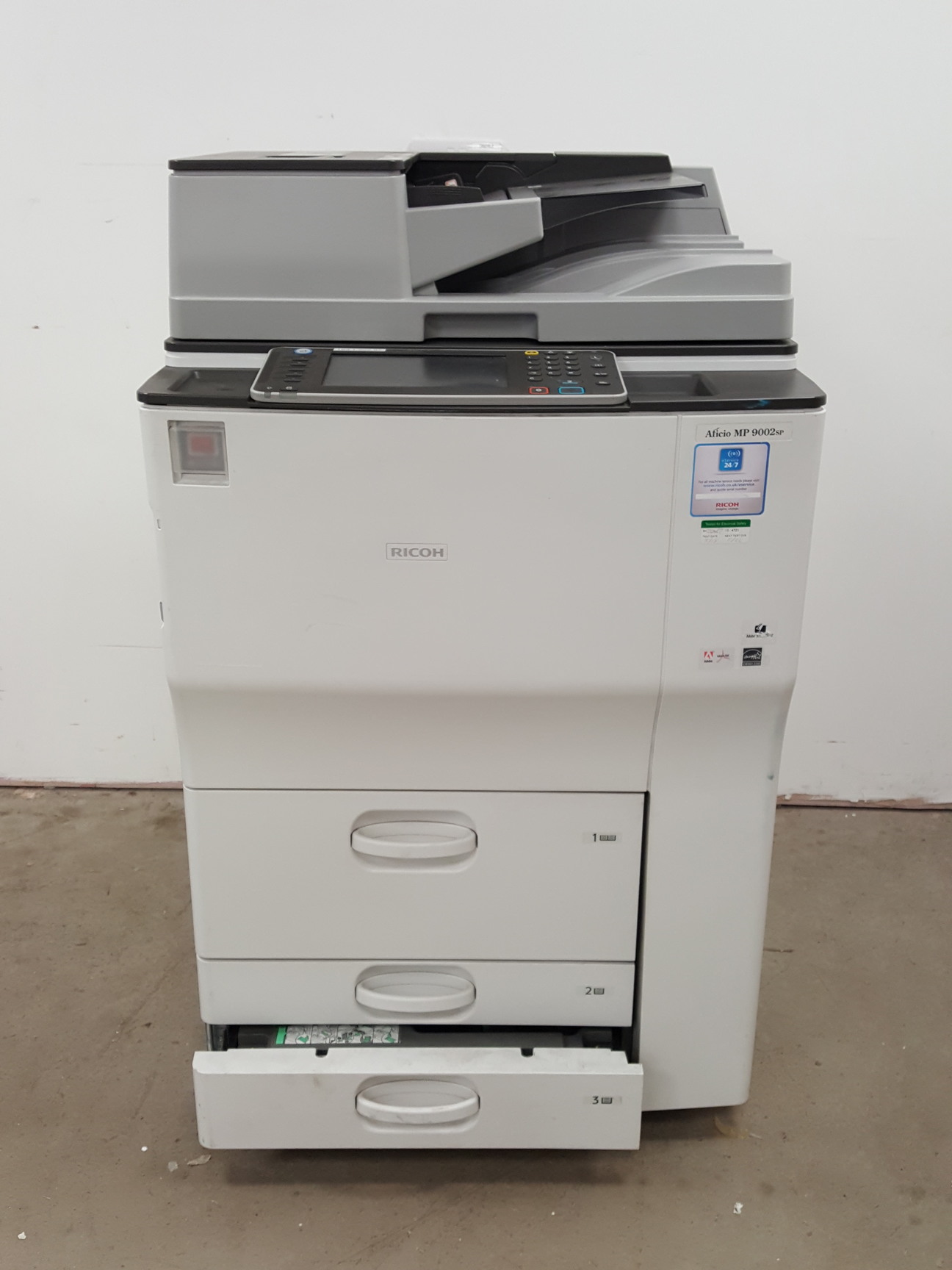Image of Ricoh Aficio MP 9002SP High Speed Office Photocopier Printer - Folder, Feeder