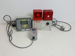 Thumbnail image of Hitech Instruments 310 Gas Monitor, SB100 Audio/Visual Alarm & 806-117 Sensor