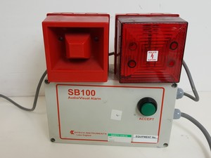 Thumbnail image of Hitech Instruments 310 Gas Monitor, SB100 Audio/Visual Alarm & 806-117 Sensor