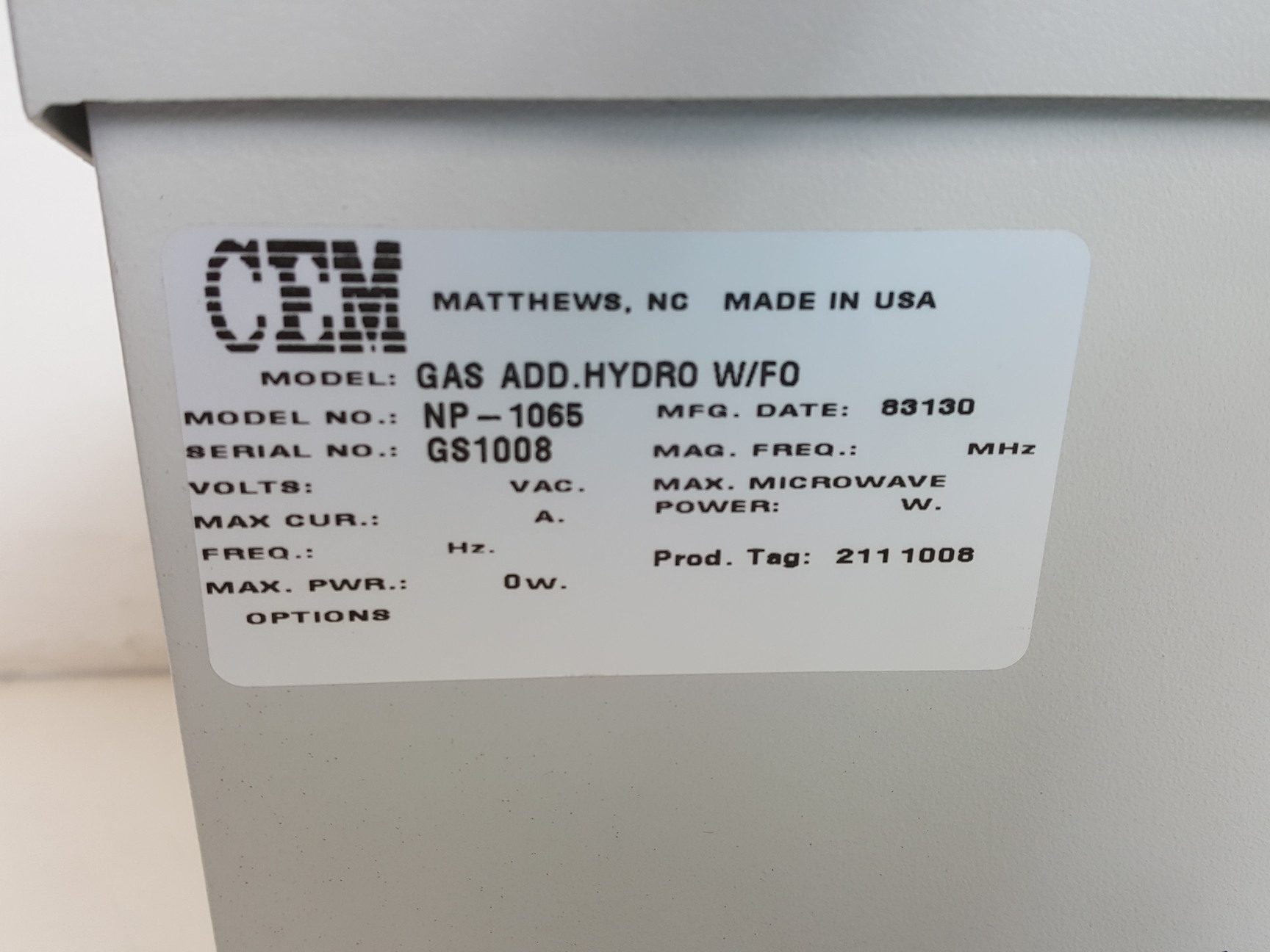Image of CEM Discover 908010 Microwave Digestion Synthesis System with CoolMate Lab