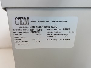 Thumbnail image of CEM Discover 908010 Microwave Digestion Synthesis System with CoolMate Lab
