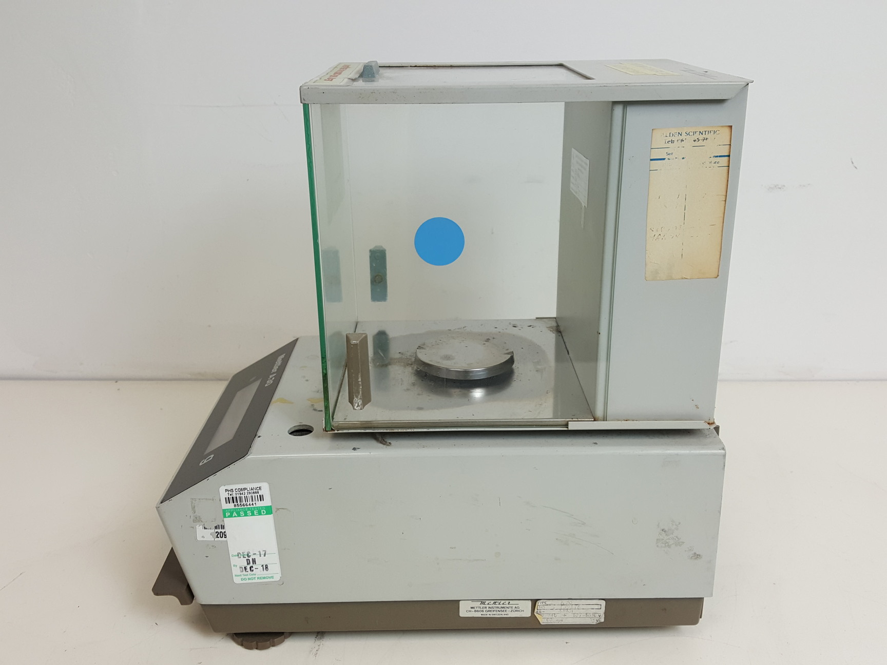 Image of Mettler A30 Digital Laboratory Balance Weighing Scales Lab