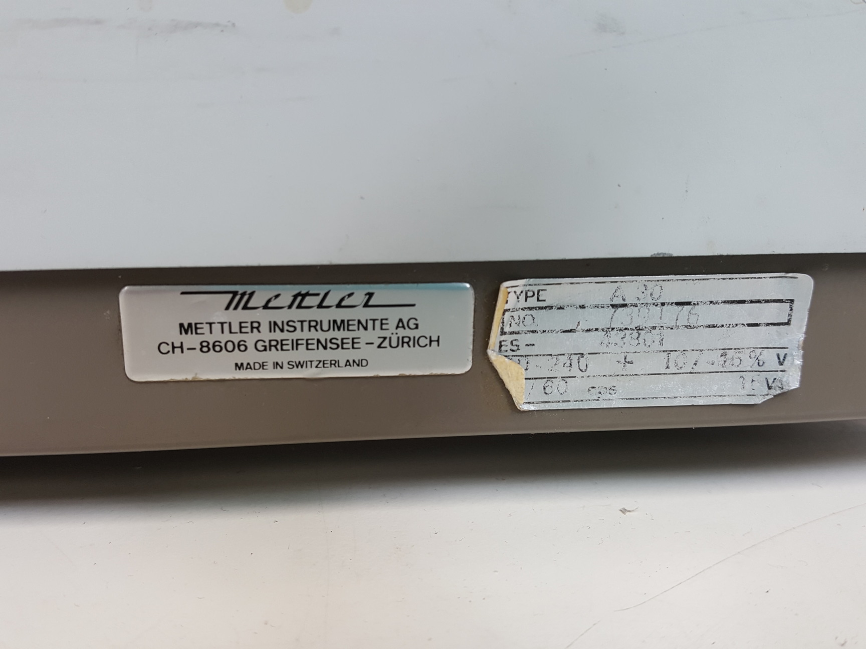 Image of Mettler A30 Digital Laboratory Balance Weighing Scales Lab