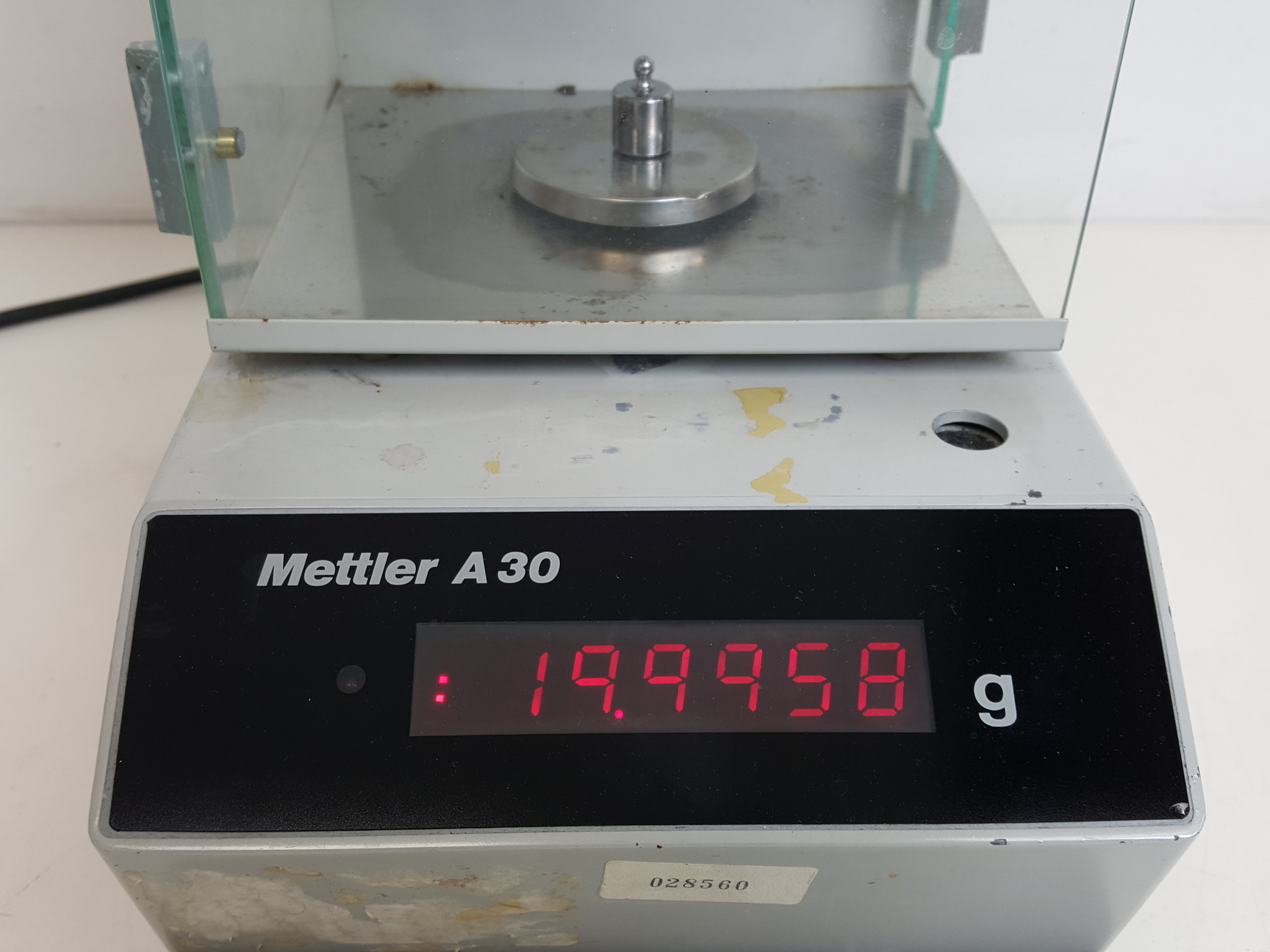 Image of Mettler A30 Digital Laboratory Balance Weighing Scales Lab