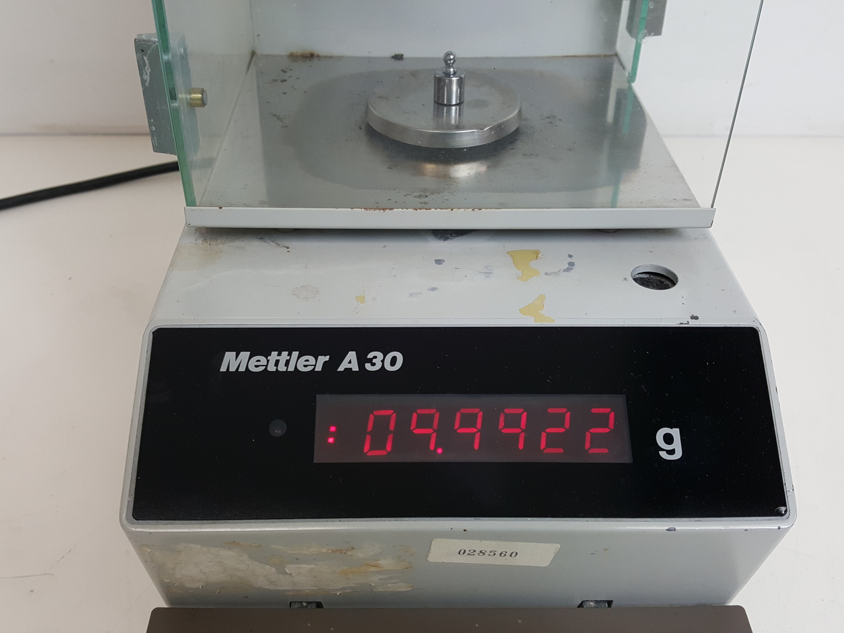 Image of Mettler A30 Digital Laboratory Balance Weighing Scales Lab