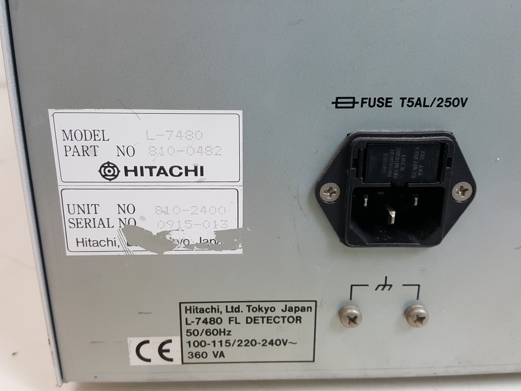 Image of Merck Hitachi L-7480 Fluorescence Detector & Software SS420x Interface Unit 