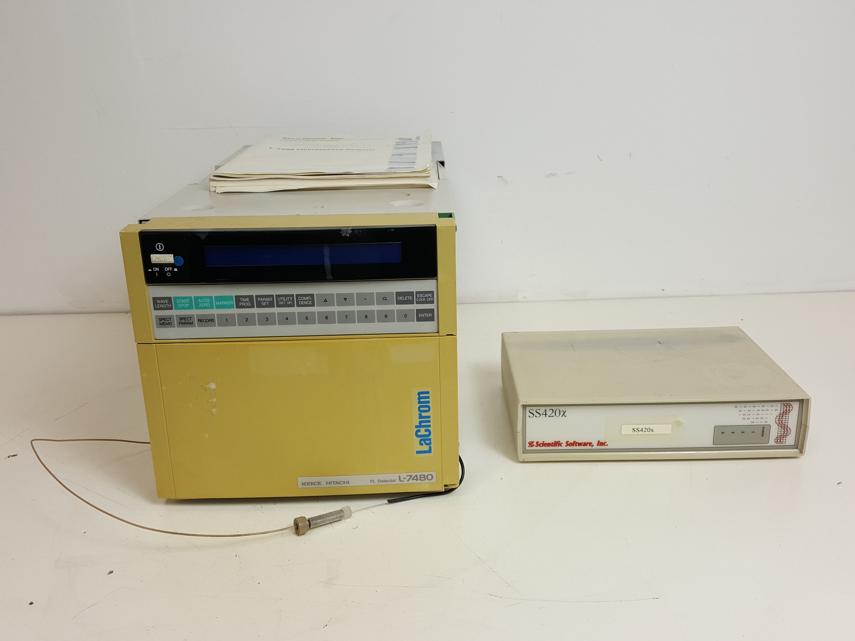 Image of Merck Hitachi L-7480 Fluorescence Detector & Software SS420x Interface Unit 