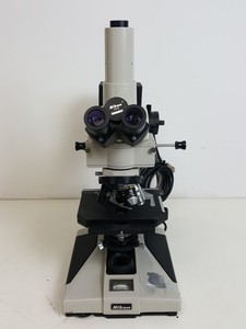 Thumbnail image of Nikon Optiphot Trinocular Microscope with 3 x Objectives - 100 1.25 , 40 0.65 