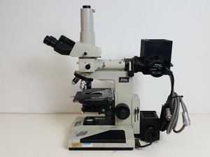 Thumbnail image of Nikon Optiphot Trinocular Microscope with 3 x Objectives - 100 1.25 , 40 0.65 