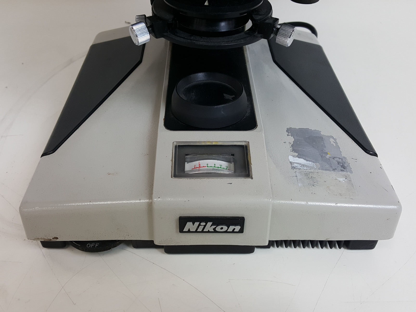 Image of Nikon Optiphot Trinocular Microscope with 3 x Objectives - 100 1.25 , 40 0.65 