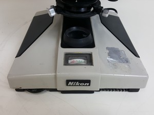 Thumbnail image of Nikon Optiphot Trinocular Microscope with 3 x Objectives - 100 1.25 , 40 0.65 