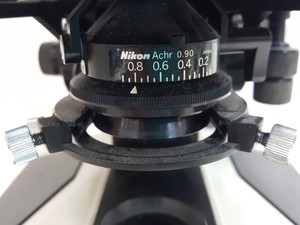 Thumbnail image of Nikon Optiphot Trinocular Microscope with 3 x Objectives - 100 1.25 , 40 0.65 