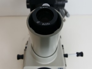 Thumbnail image of Nikon Optiphot Trinocular Microscope with 3 x Objectives - 100 1.25 , 40 0.65 