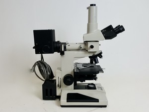 Thumbnail image of Nikon Optiphot Trinocular Microscope with 3 x Objectives - 100 1.25 , 40 0.65 