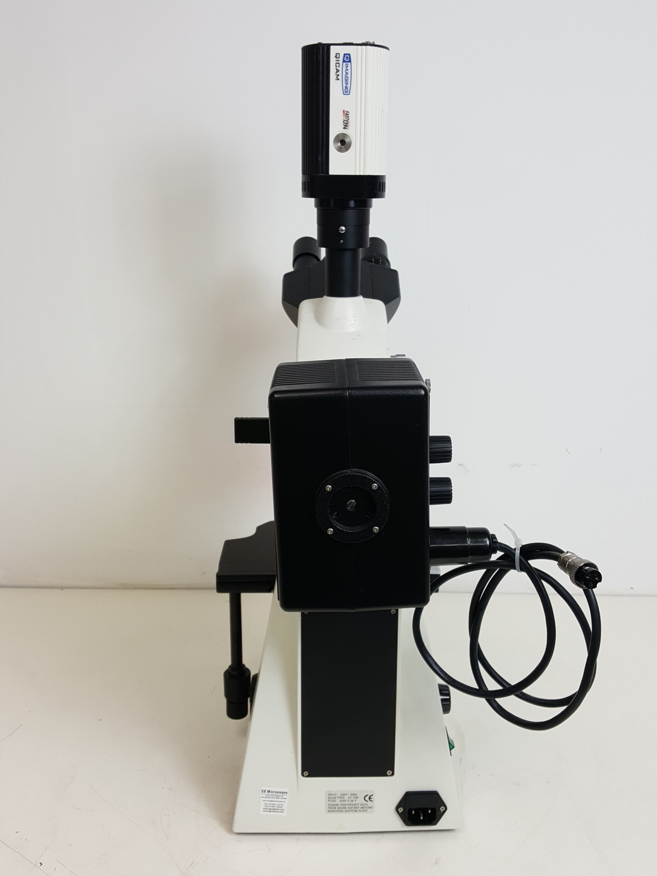 Image of GX Microscopes Trinocular Microscope with Q Imaging QICAM & 4 x Objectives Lab