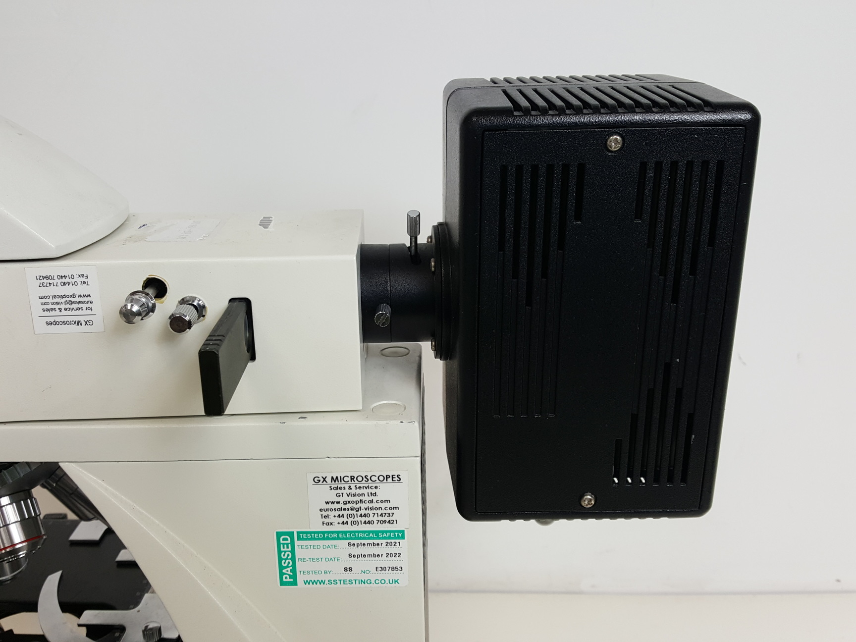 Image of GX Microscopes Trinocular Microscope with Q Imaging QICAM & 4 x Objectives Lab