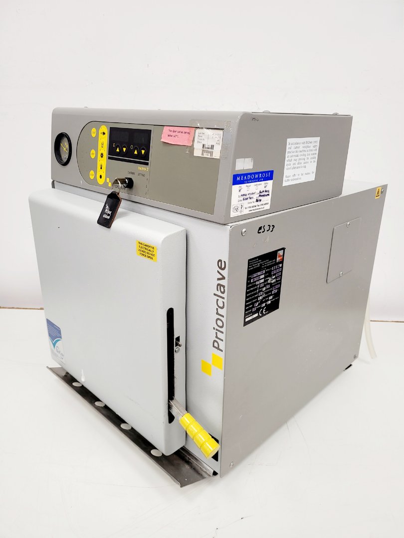 Image of Priorclave B40-Base Tactrol 2 Benchtop Autoclave Lab