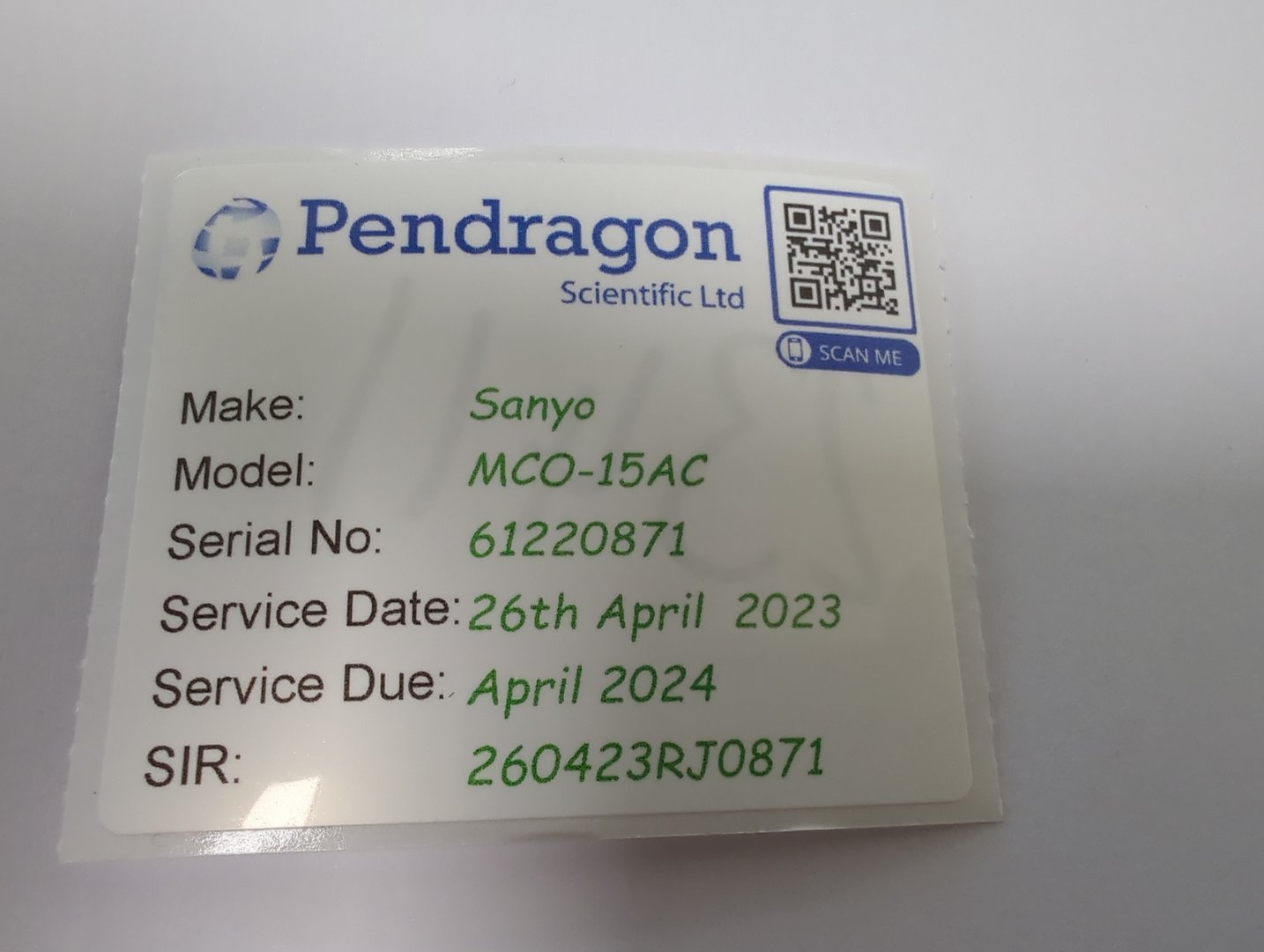 Image of Sanyo CO2 Incubator  Model - MCO-15AC Lab