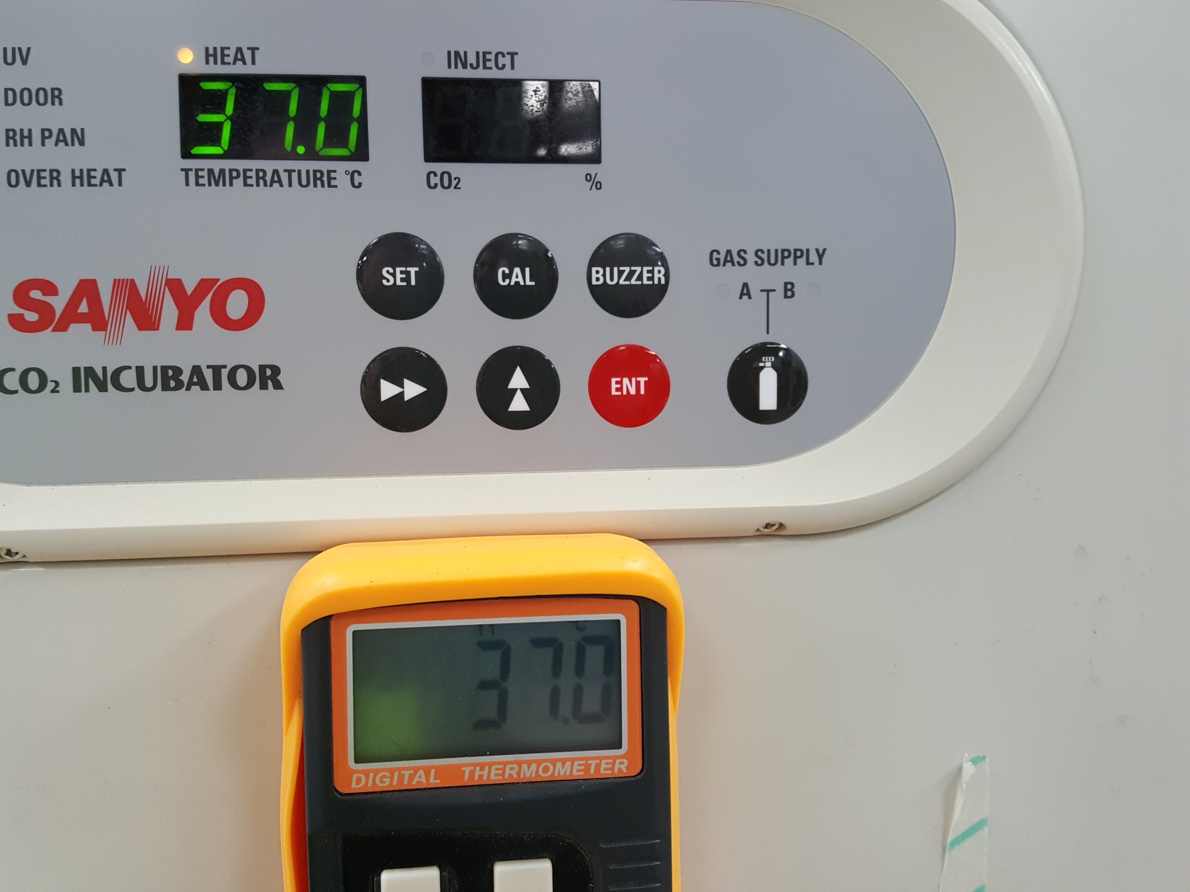 Image of Sanyo MCO-18AIC(UV) CO2 Laboratory Incubator Lab