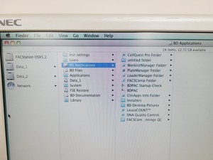 Thumbnail image of BD FACSCalibur System Flow Cytometer Cell Sorter System Lab