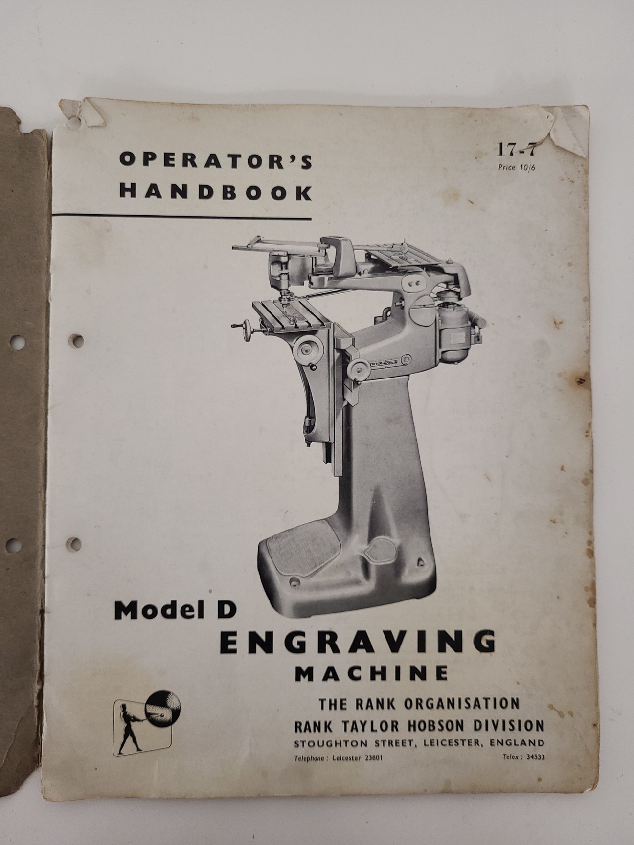 Image of Taylor-Hobson Model D Engraving Machine - Pantograph 