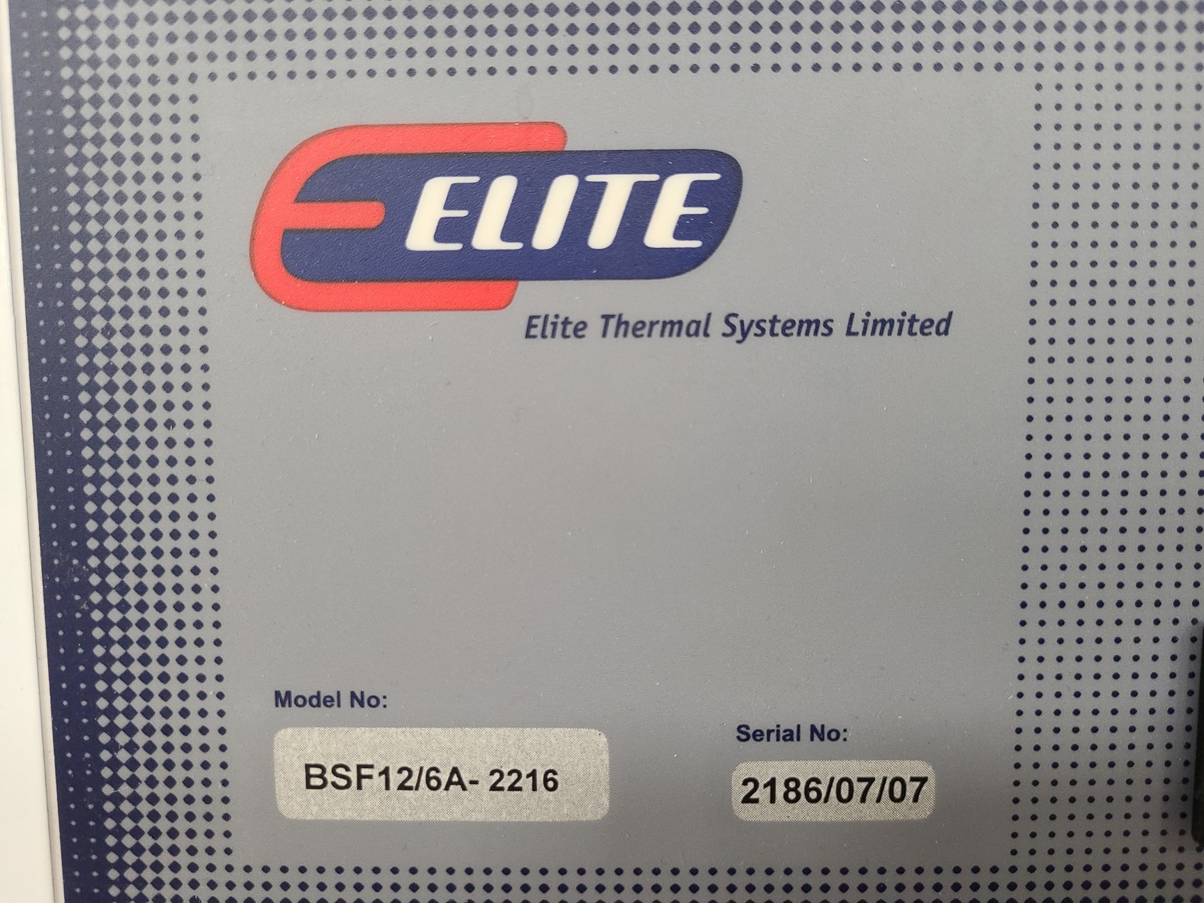 Image of Elite BSF 12/6 Laboratory Chamber Furnace Lab