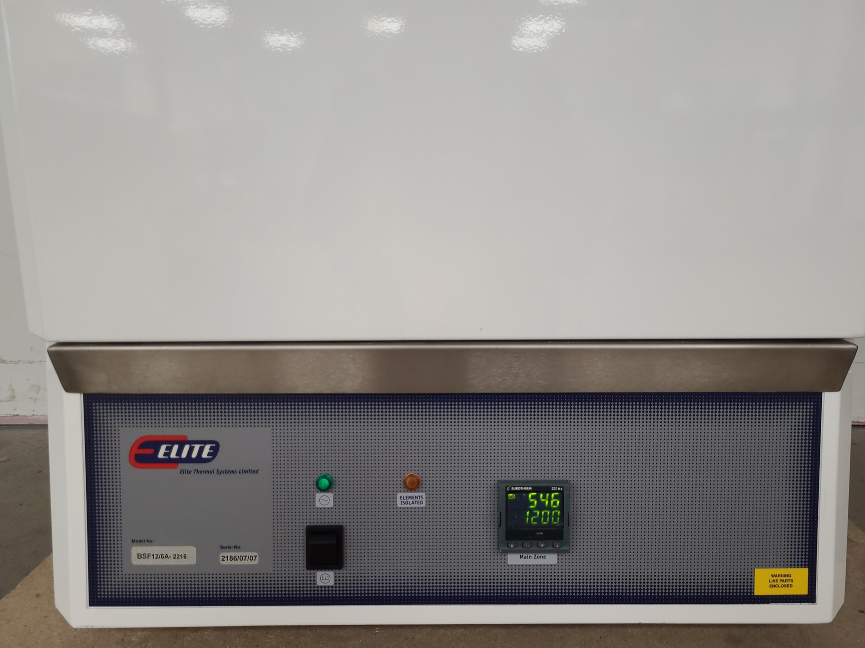 Image of Elite BSF 12/6 Laboratory Chamber Furnace Lab