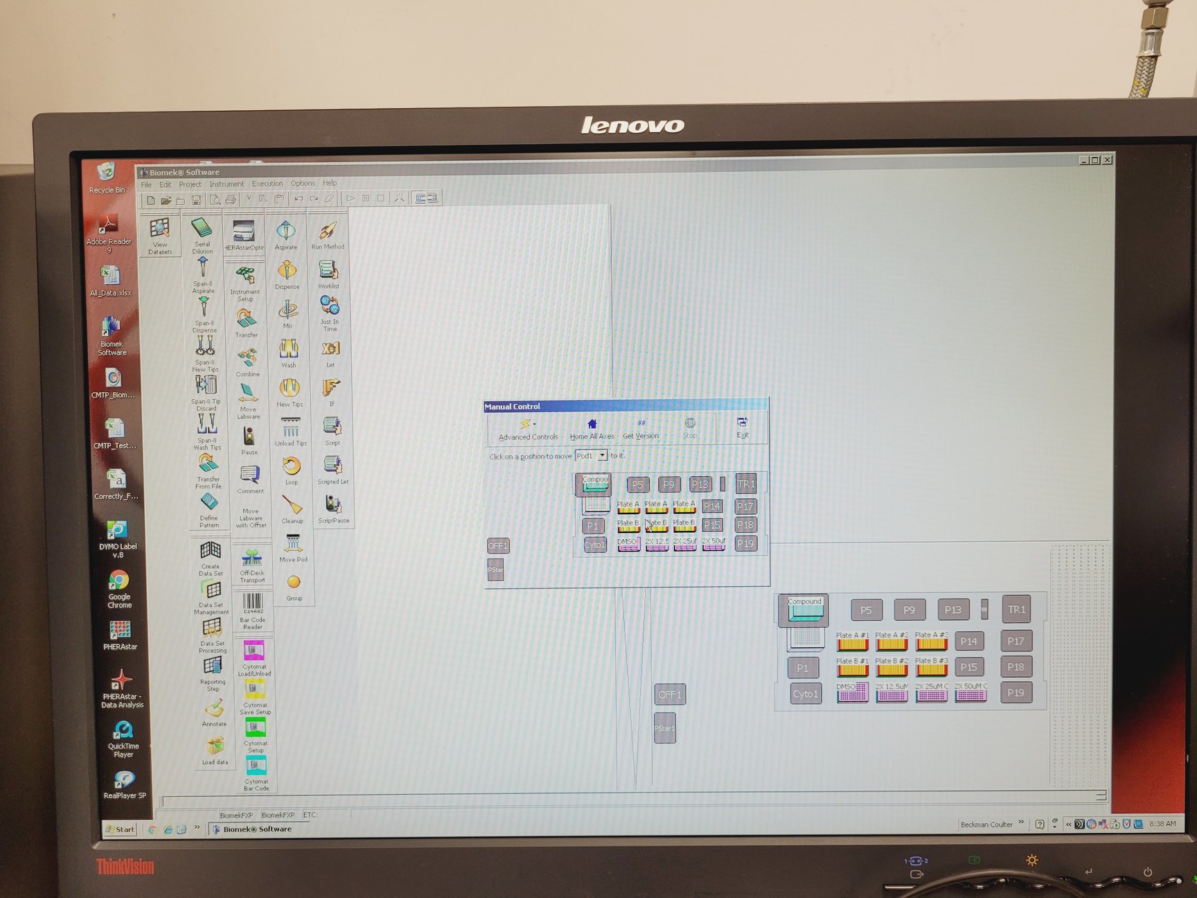 Image of Beckman Coulter Biomek FXP Liquid Handling Robot + Cytomat Microplate Hotel Lab