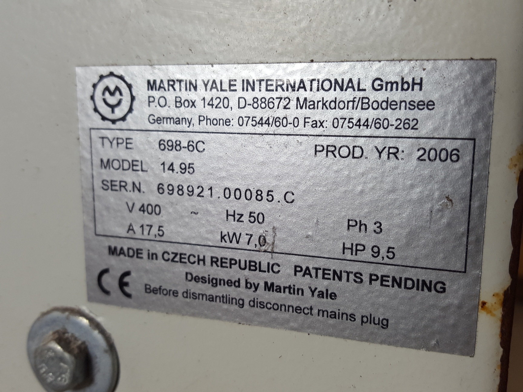 Image of Martin Yale Heavy Duty Industrial Shredder Model 14.95