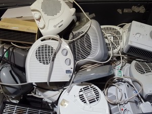 Thumbnail image of Job Lot of 92 Portable Electric Heaters