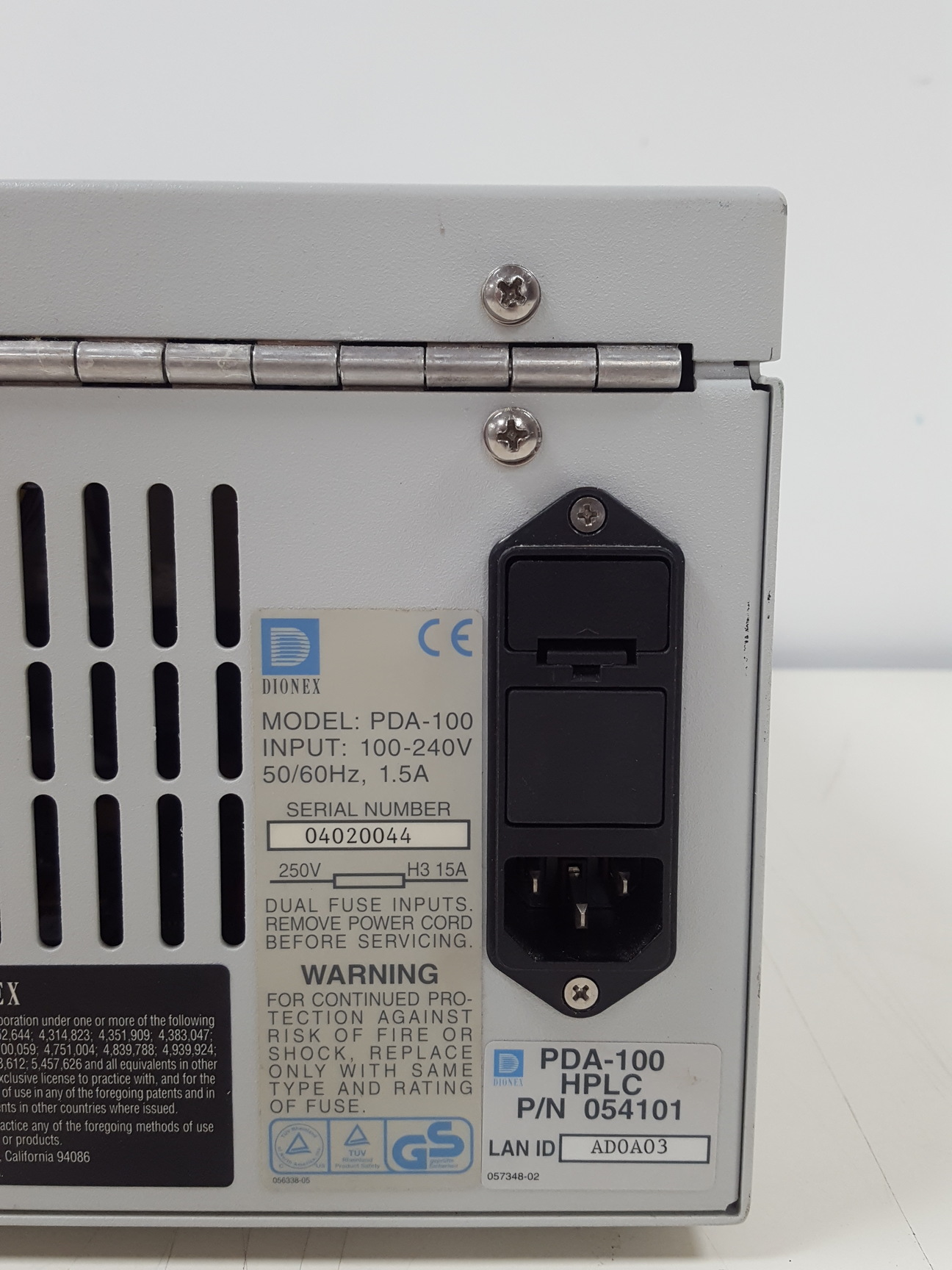 Image of Dionex Photodiode Array Detector Model PDA 100 Lab