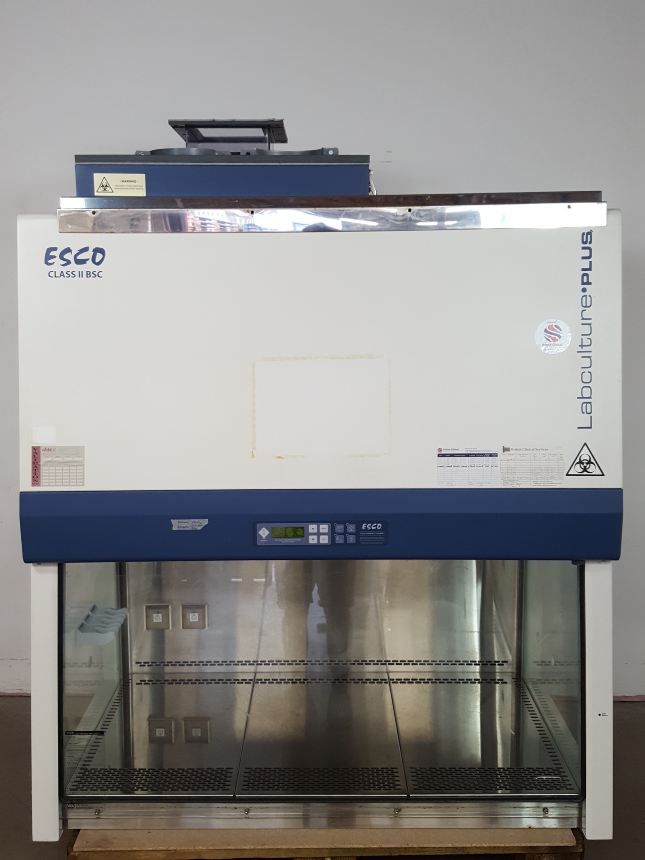 Image of ESCO Class II LP2 BSC Lab Culture Plus Microbiological Safety Cabinet Lab   