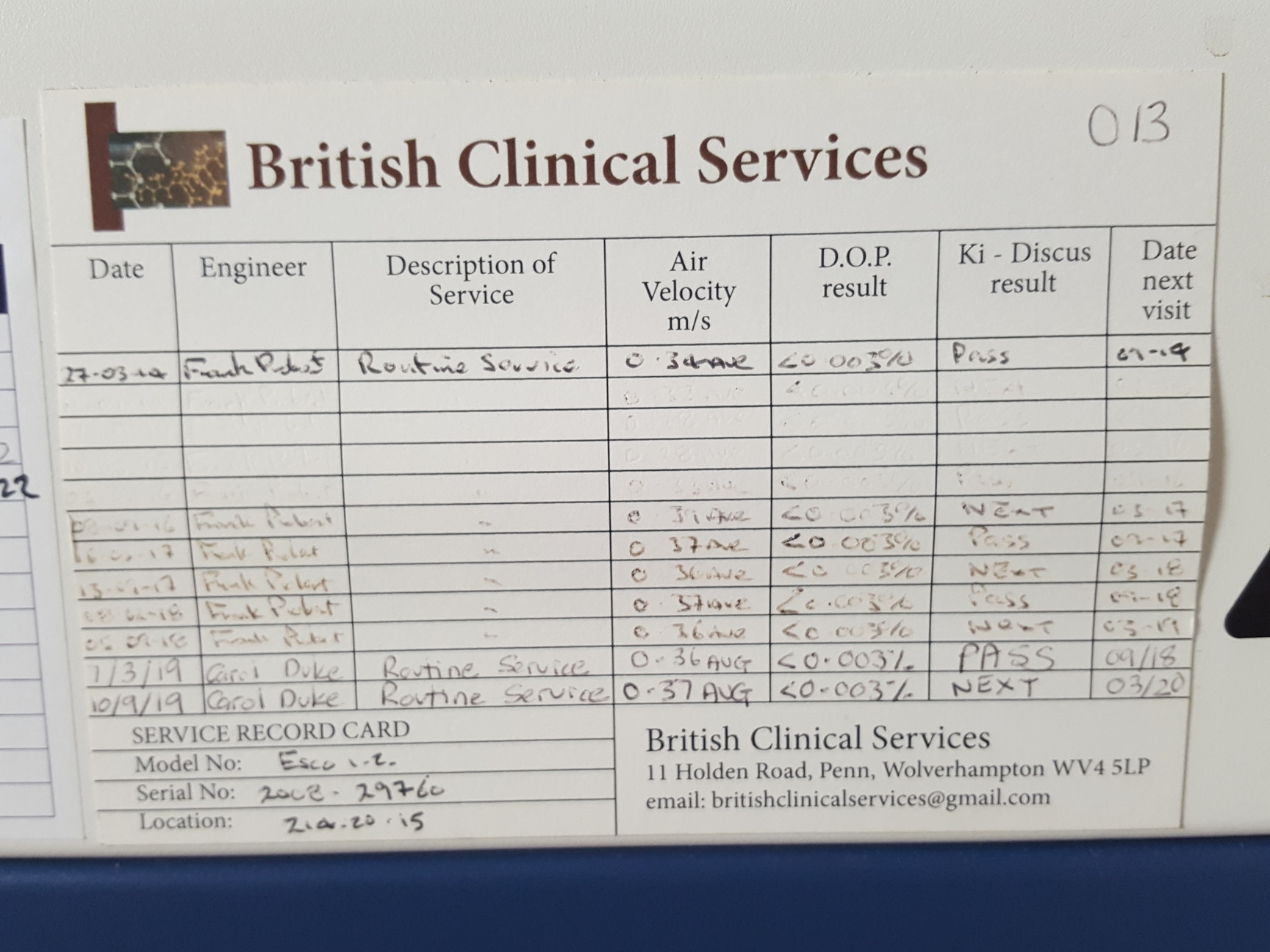 Image of ESCO Class II LP2 BSC Lab Culture Plus Microbiological Safety Cabinet Lab   