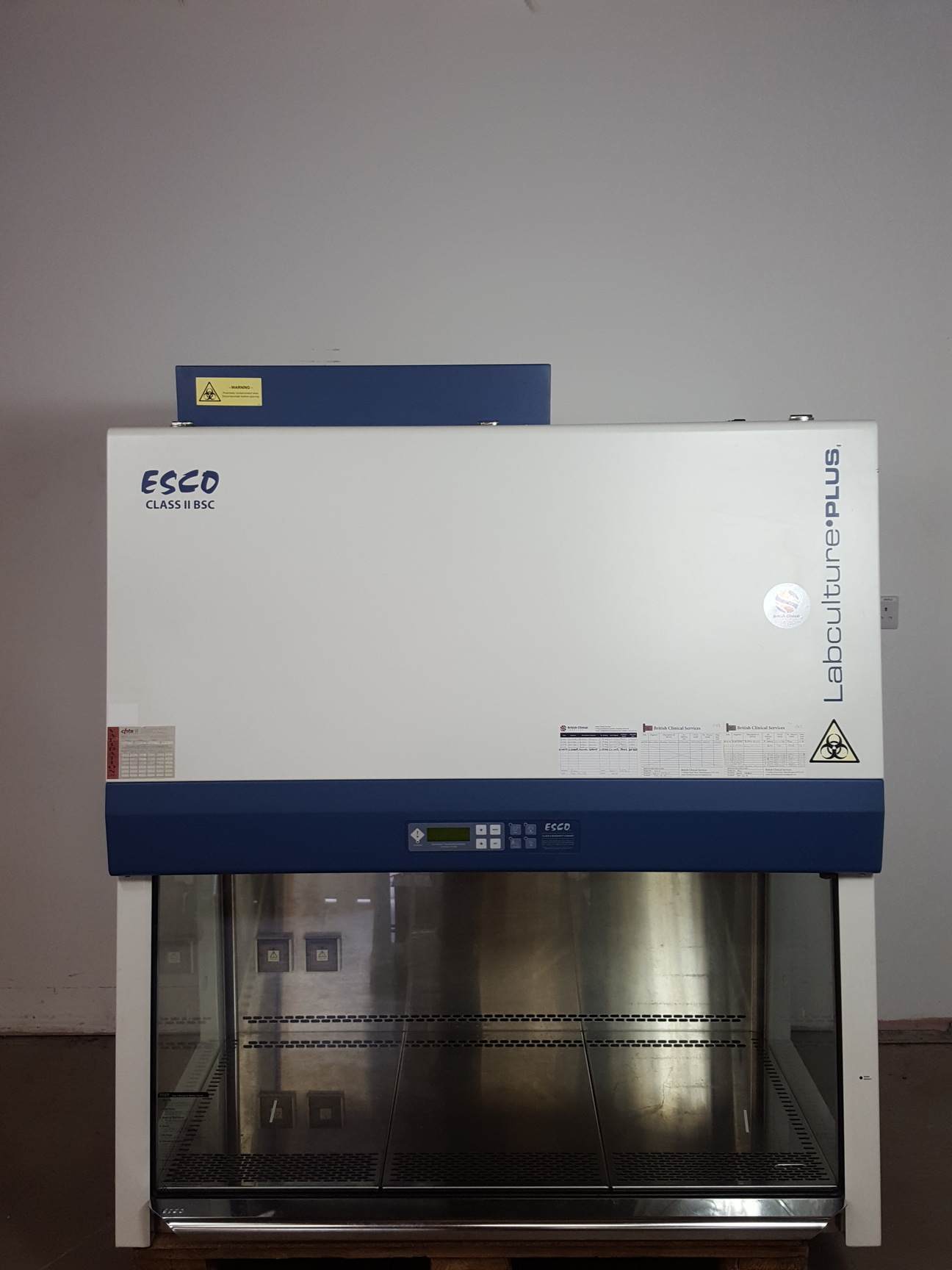 Image of ESCO Class II LP2 BSC Lab Culture Plus Biological Safety Cabinet Lab   