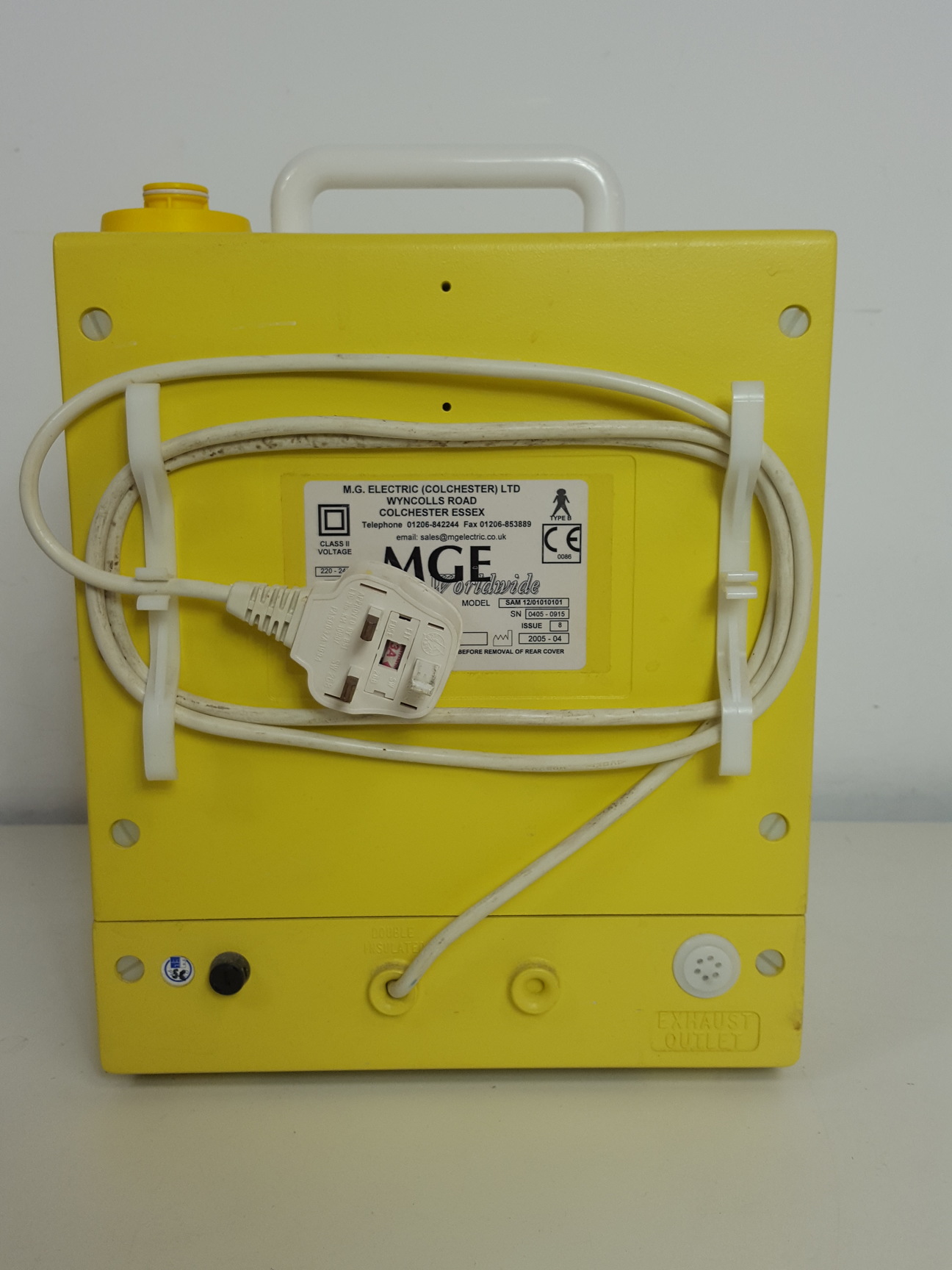 Image of MGE Medical Suction High Vacuum-High Flow Pump Model: SAM12 Lab (2005)