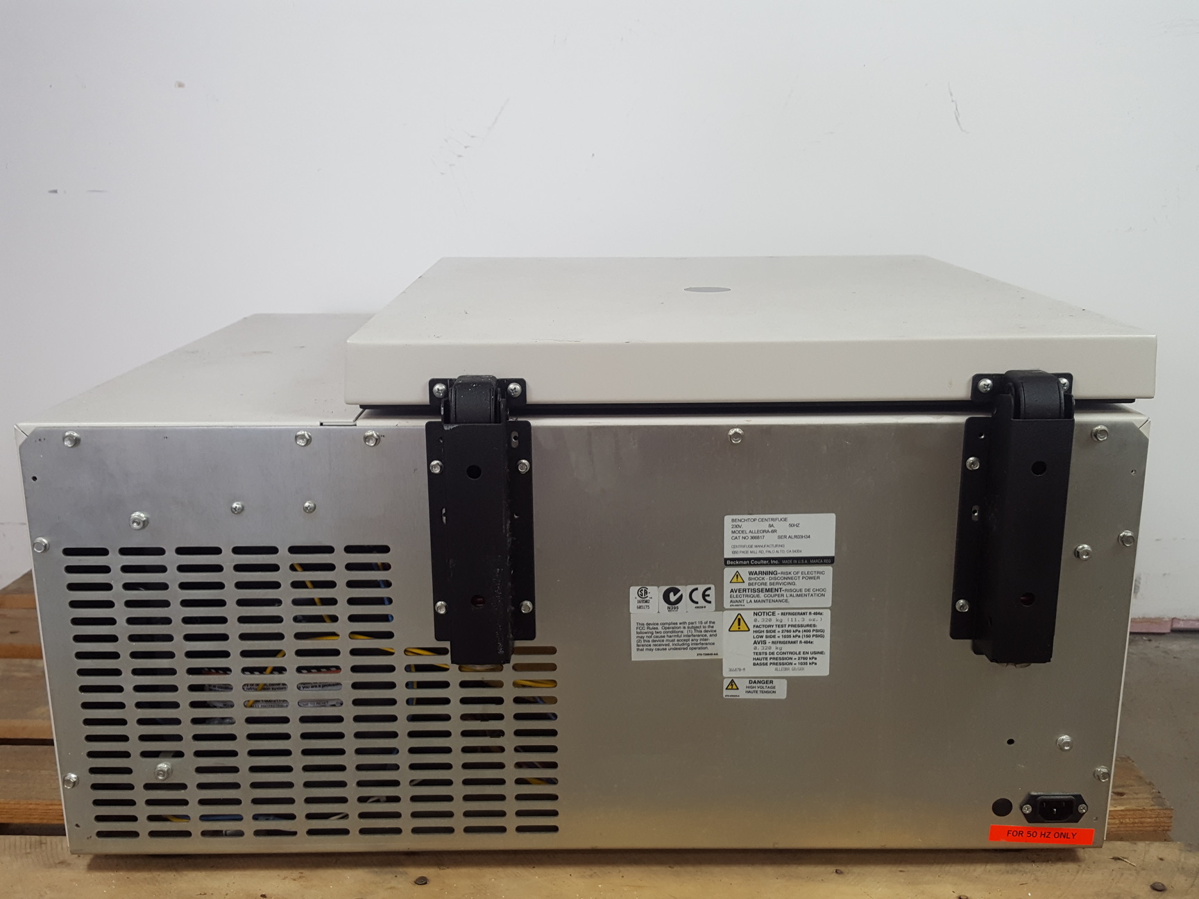 Image of Beckman Coulter Allegra 6R Refrigerated Centrifuge w/ 3900rpm Rotor Lab