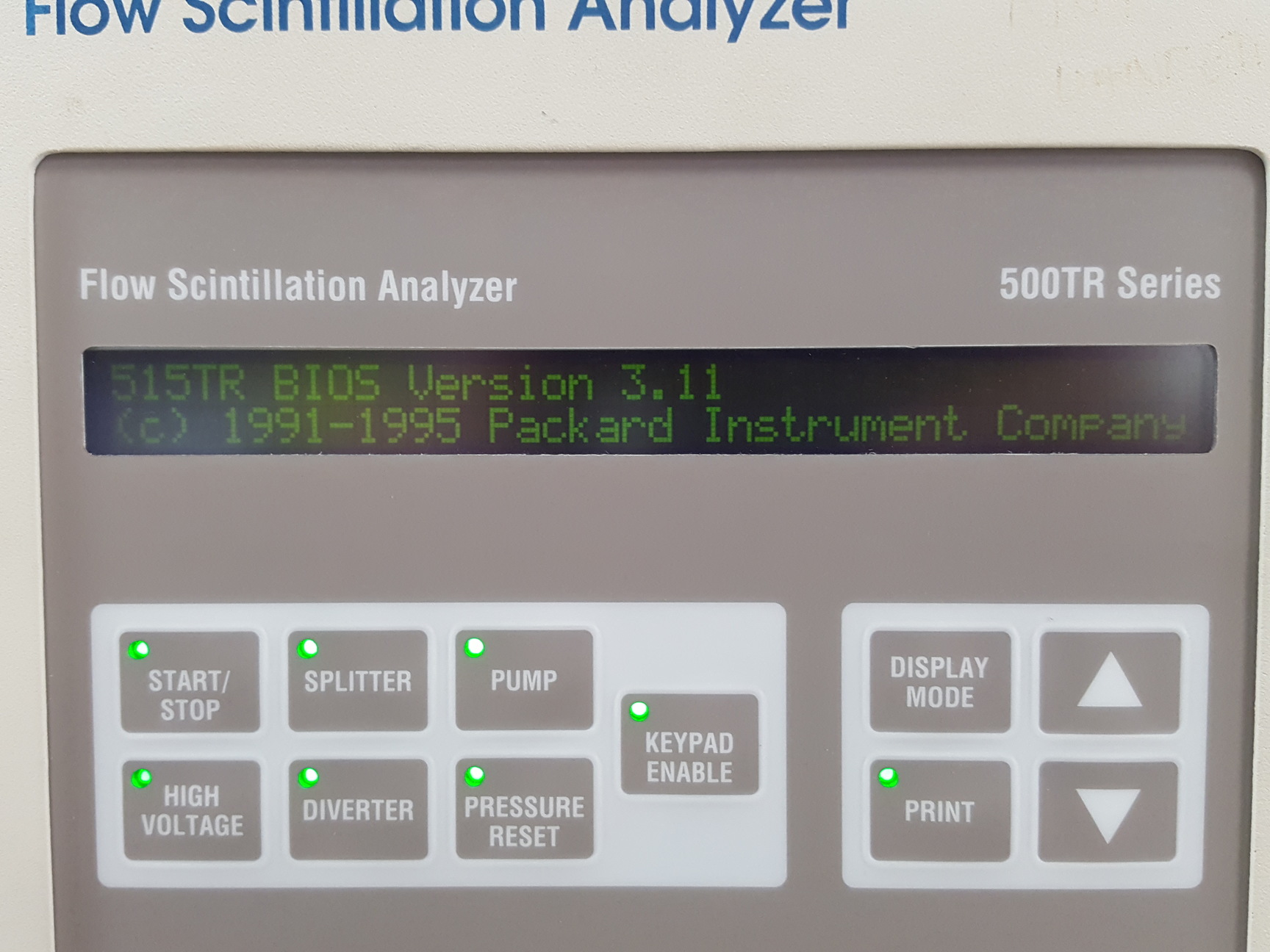 Image of Packard 500TR Series Flow Scintillation Analyser D515F01 & Accessories Lab