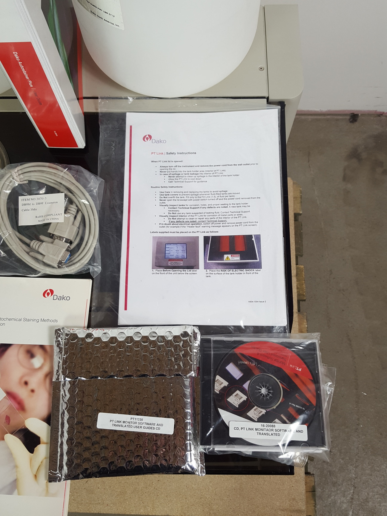 Image of Dako Autostainer Plus Automated Slide Stainer Processing/Staining  System Lab