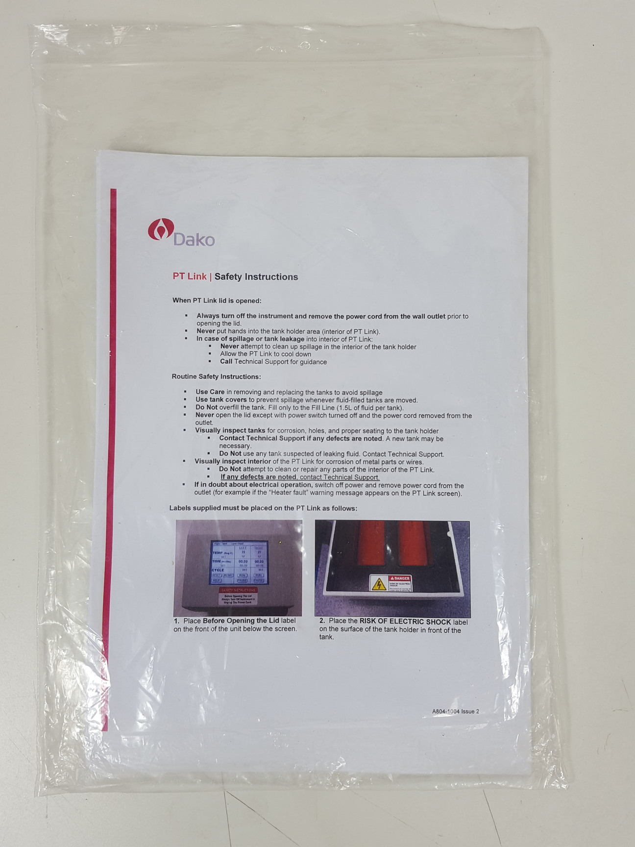 Image of Dako Autostainer Plus Automated Slide Stainer Processing/Staining  System Lab