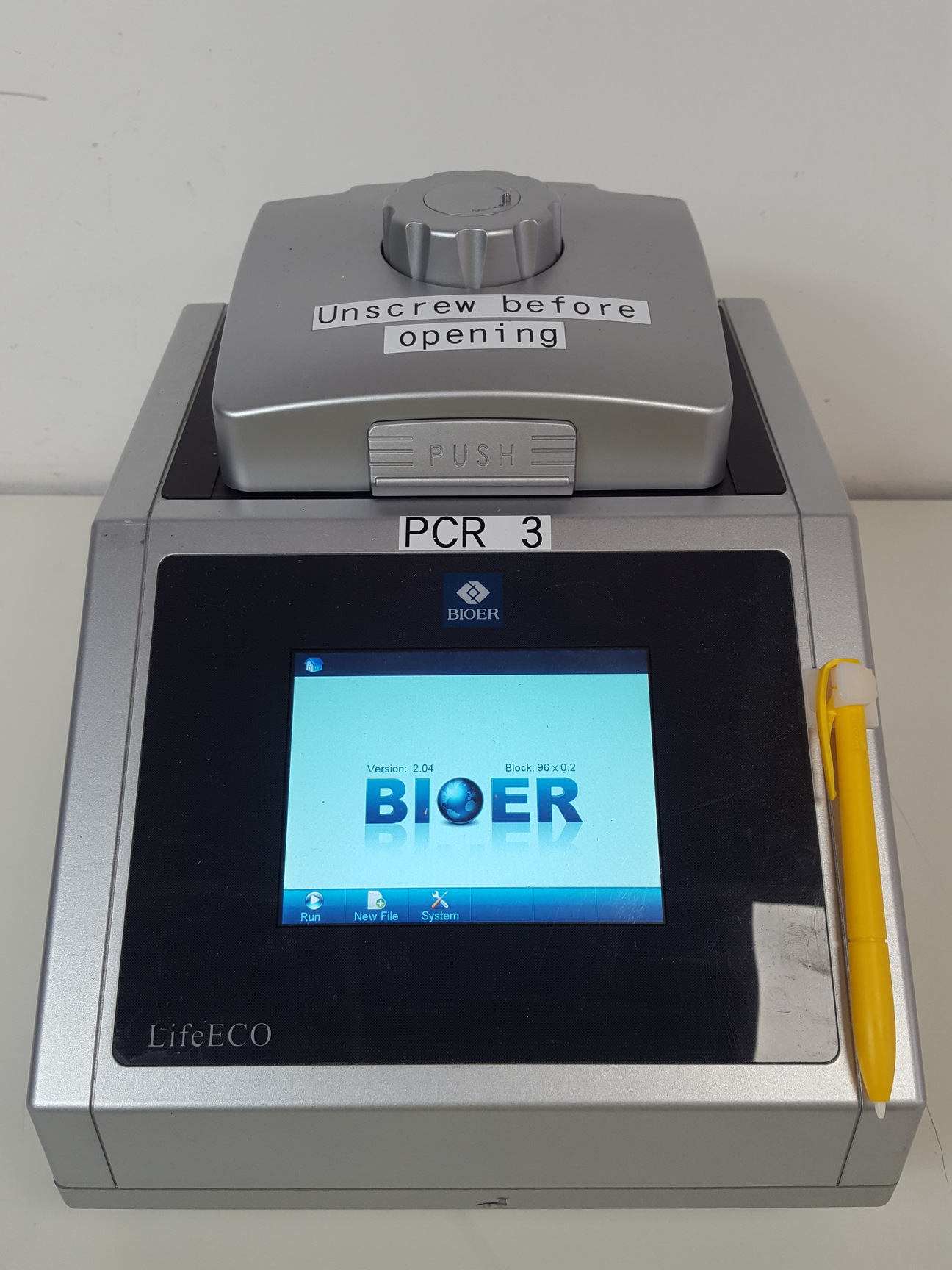 Image of BIOER PCR Thermal Cycler Life ECO  w/ Software Ver 2.04 Lab