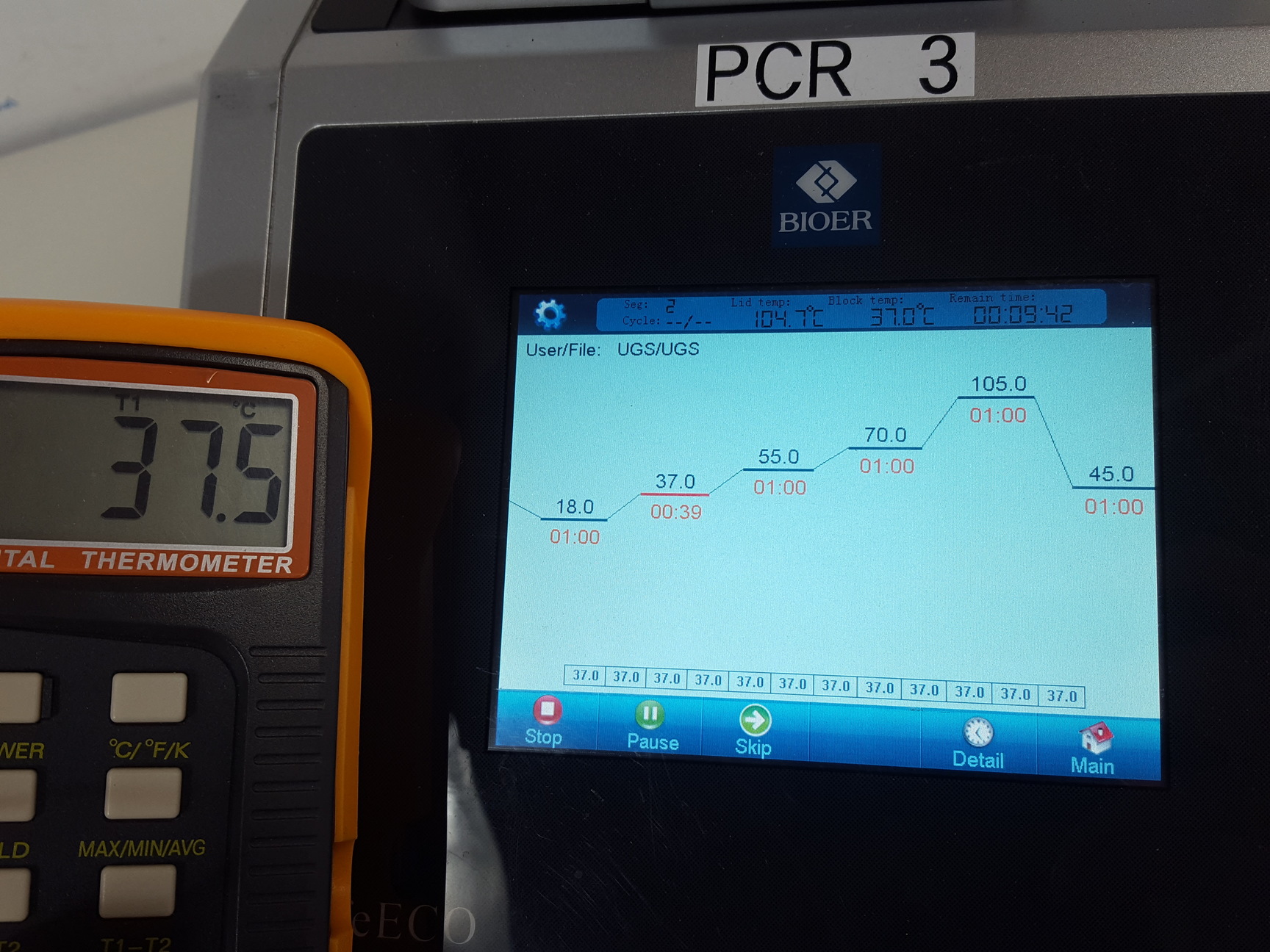 Image of BIOER PCR Thermal Cycler Life ECO  w/ Software Ver 2.04 Lab