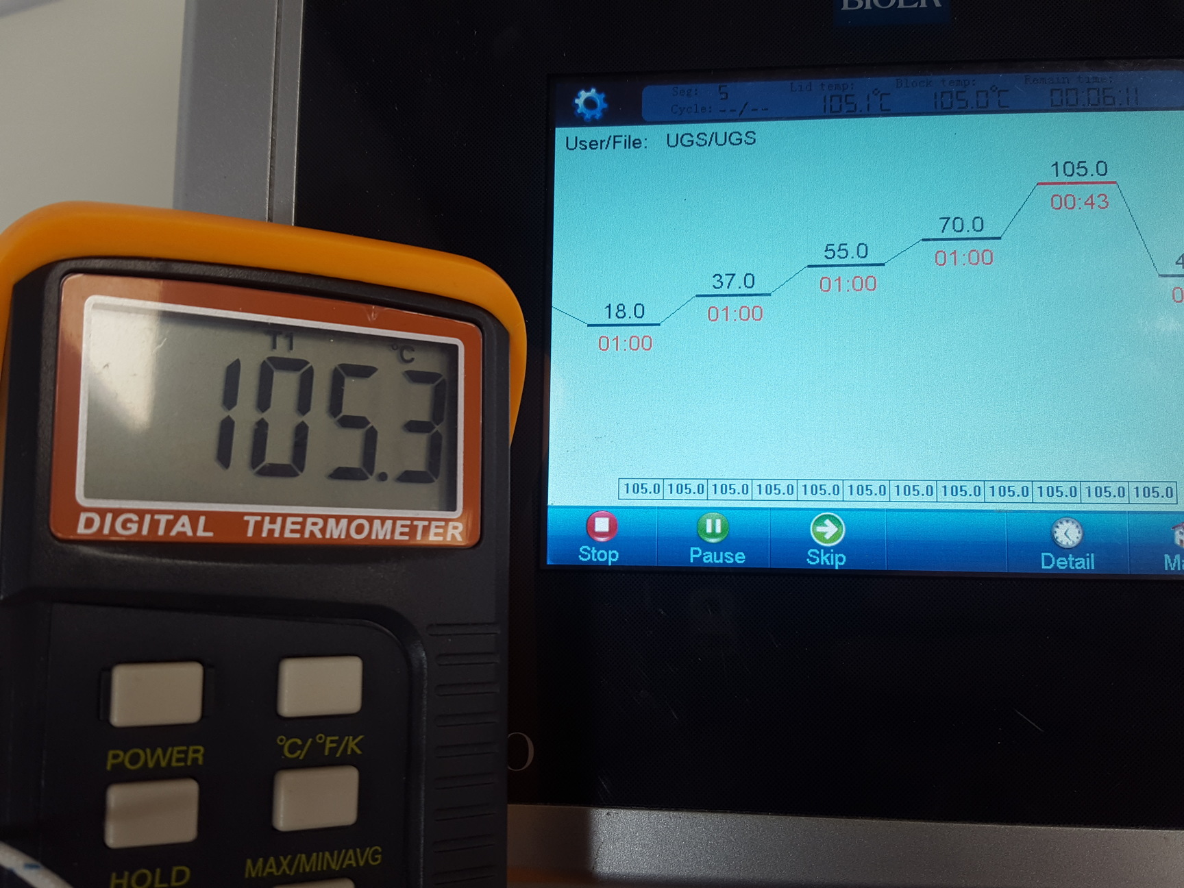 Image of BIOER PCR Thermal Cycler Life ECO  w/ Software Ver 2.04 Lab