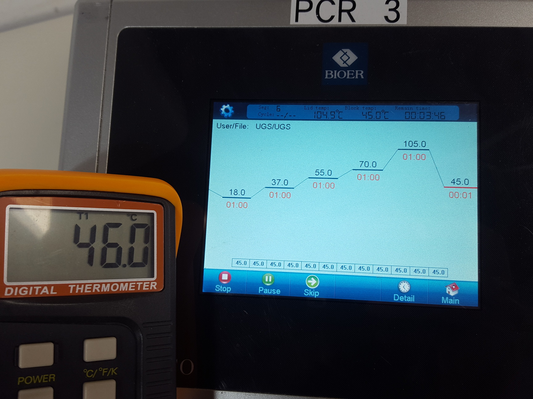 Image of BIOER PCR Thermal Cycler Life ECO  w/ Software Ver 2.04 Lab