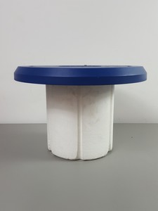 Thumbnail image of Taylor Wharton K Series 561-031-G1 Liquid Nitrogen Dewar w/ Racks & Trolley Lab